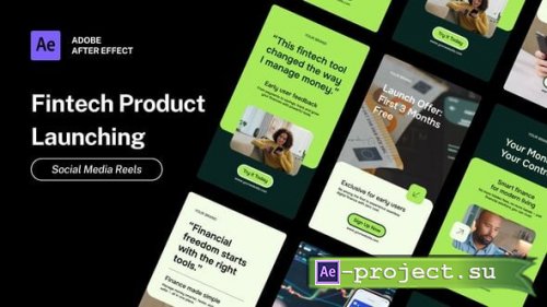 Videohive - Reels - Fintech Product Launching - 61544791 - Project for After Effects