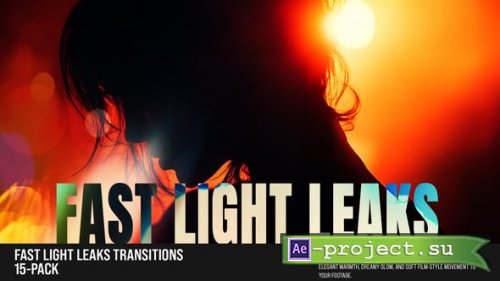 Videohive - Fast Light Leaks Transitions for Reels, Shorts & YouTube For DaVinci Resolve - 61575712