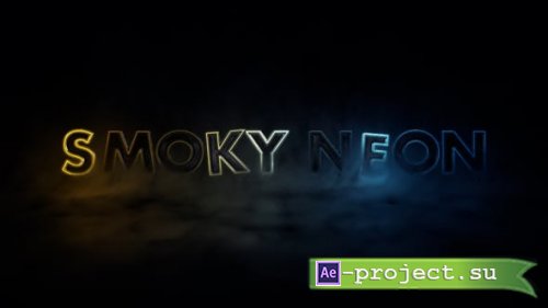 Videohive - Smoky Neon & Lightning Titles - 61577121 - Premiere Pro Templates