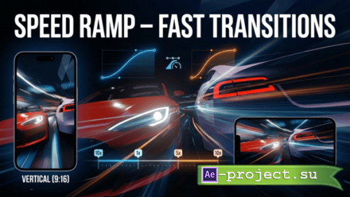 Videohive - Speed Ramp Fast Transitions | MOGRT - 61592314 - Premiere Pro Templates