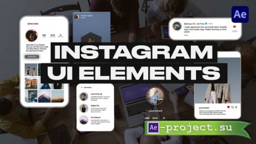 Videohive - Instagram UI Elements - 61571350 - Project for After Effects