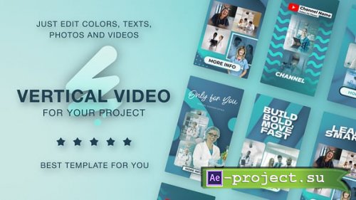 Videohive - Vertical Carousel Medical Sliders - 61593658 - Project for After Effects