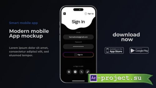 Videohive - App promo | Phone Mockup! - 61585419 - Project for After Effects