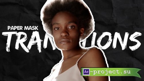 Videohive - Paper Mask Transitions - 61574770 - Premiere Pro Templates