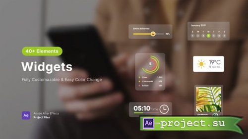 Videohive - Infographic Widgets - 59207117 - Project for After Effects