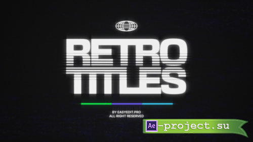 Videohive - Retro Titles | DR - 61579517 - DaVinci Resolve Templates