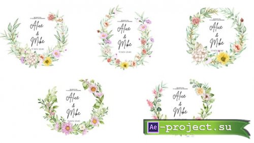 Videohive - Flower Titles - 61664580 - Project for After Effects