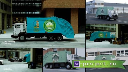 Videohive - Landscaping & Garbage Truck - 61672459 - Project for After Effects