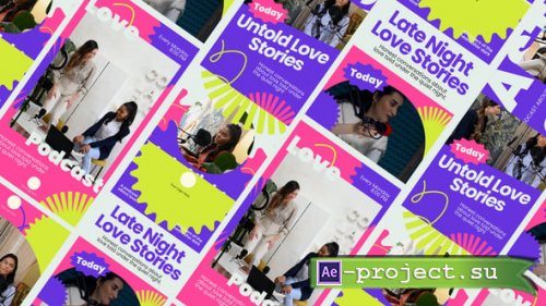 Videohive - Love Stories Podcast Intro After Effect - 61673541 - Project for After Effects