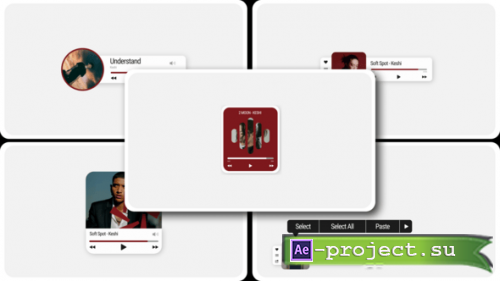 Videohive - Music App Widget After Effect - 61670776 - Project for After Effects