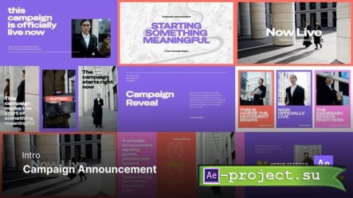 Videohive - Intro - Campaign Announcement - 61666682 - Project for After Effects