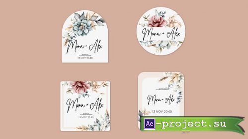 Videohive - Label Flower Titles - 61700411 - Project for After Effects