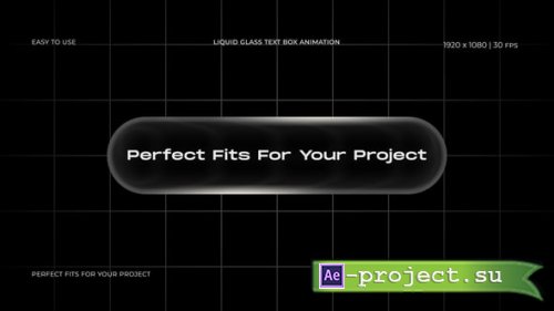 Videohive - Liquid Glass Text Animation Box - 61702072 - Project for After Effects