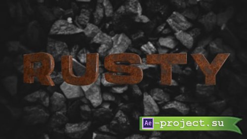 Videohive - Rusty Metal Font - 61701895 - Project for After Effects
