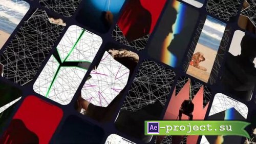 Videohive - Vertical Scrible Transition Pack - 61694844 - Project for After Effects