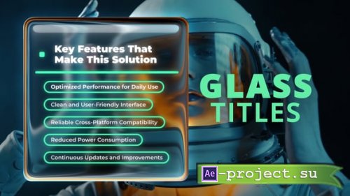 Videohive - Glass List Titles - 61635245 - DaVinci Resolve Templates