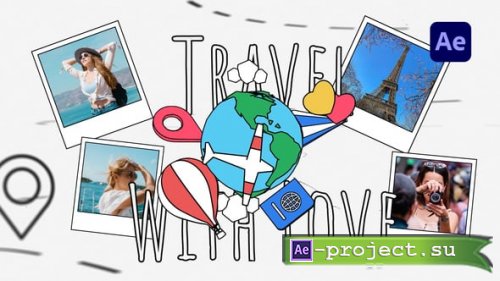 Videohive - Cartoon Style Travel Opener - 61703645 - Project for After Effects