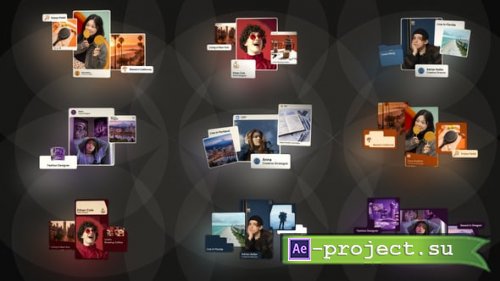 Videohive - Floating Name Card - 61722593 - Project for After Effects