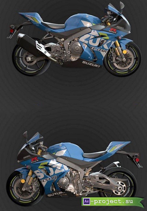 Suzuki GSX R1000R 2019 3D Model