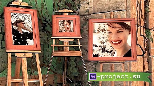 Photo Gallery In An Old Courtyard 1338120 2 - Project for After Effects