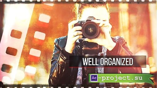 MA Grunge Filmstrip Slideshow 86826 - Project for After Effects