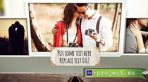 MA 3D Pop Up Photo Book 65015 - Project for After Effects