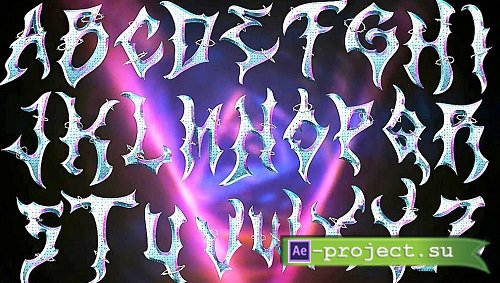 Videohive - Futuristic Metal Font 62001211 - Apple Motion 5, Final Cut Pro X 