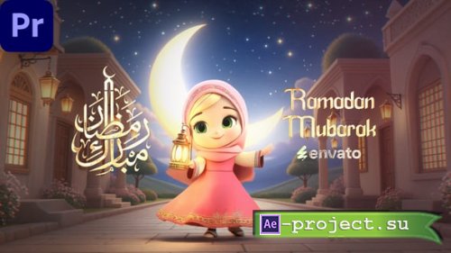 Videohive - Eid Al Adha Girl Dancing | MOGRT - 61792848 - Premiere Pro Templates