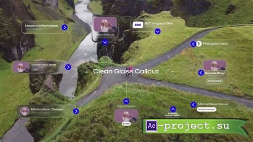 Videohive - Clean Glass Callout  - 61765678 - Project for After Effects