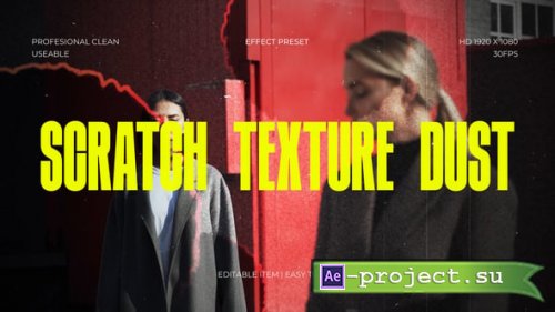 Videohive - Scratch Texture Dust Effect - 61765053 - Project for After Effects
