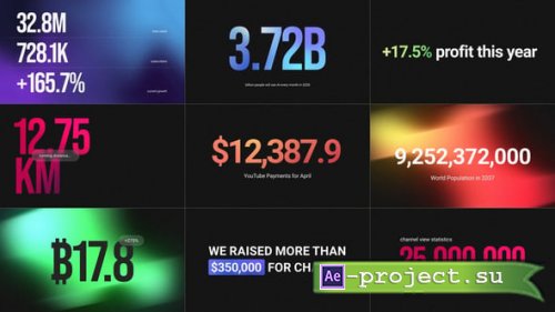 Videohive - Number Counter Titles - 61793162 - Project for After Effects