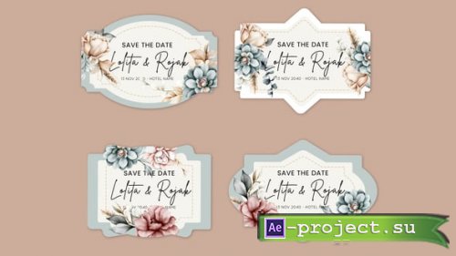Videohive - Label Flower Titles - 61791565 - Project for After Effects