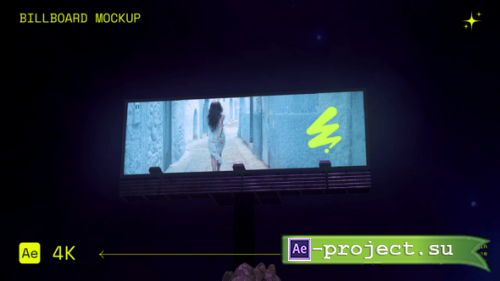 Videohive - Billboard Scene Mockup - 61753618 - Project for After Effects