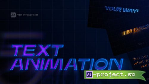 Videohive - Text Animation for After Effects - 61795652 - Project for After Effects
