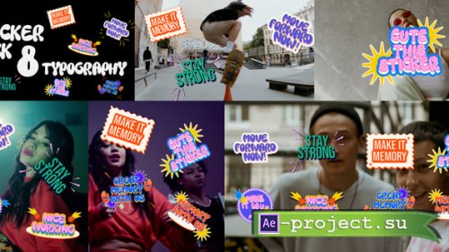 Videohive - Stickers Pack - 61802400 - Project for After Effects
