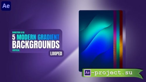 Videohive - Modern Gradient Backgrounds - 61802212 - Project for After Effects