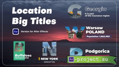 Videohive - Location Big Titles - 61791630 - Project for After Effects