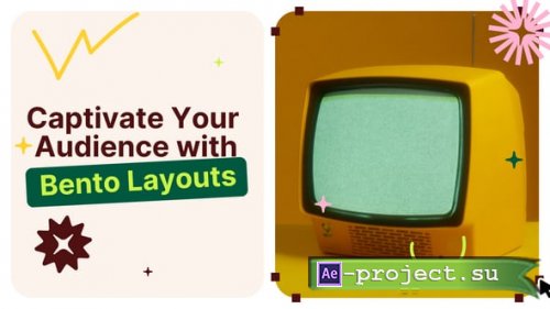 Videohive - Modern Bento Grid Slideshow - 61798839 - Project for After Effects