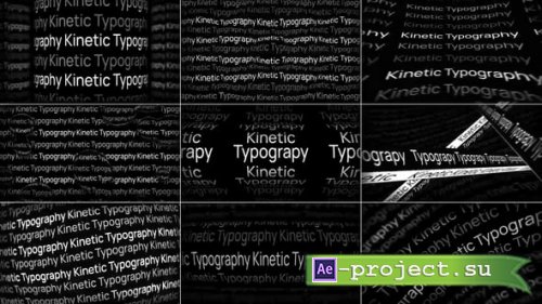 Videohive - Kinetic Typography - 61826923 - Project for After Effects