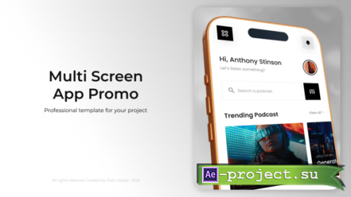 Videohive - Multi Screen App Promo Pro - 61799883 - Project for After Effects