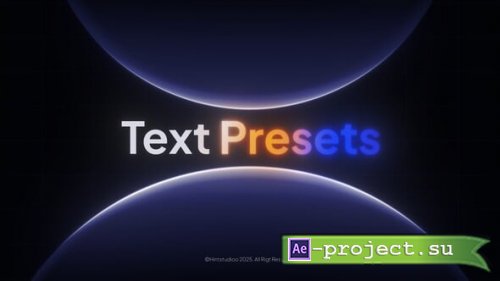 Videohive - Text Presets - 61827815 - Project for After Effects
