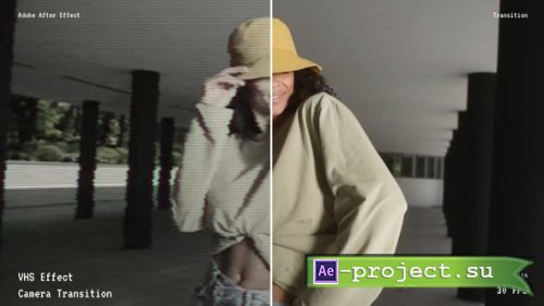Videohive - VHS Effect Camera Transition - 61828422 - Project for After Effects