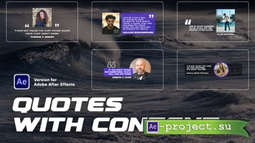 Videohive - Quotes with Content - 61830632 - Project for After Effects