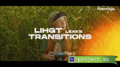 Videohive - Light Leaks Transitions - 61810937 - Project for After Effects