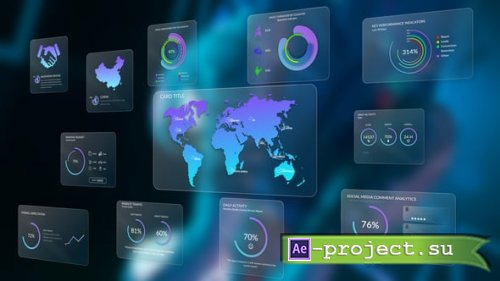 Videohive - Infographic Dashboard Elements - 61835366 - Project for After Effects