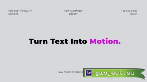 Videohive - Text Intro Animation - 61828279 - Project for After Effects