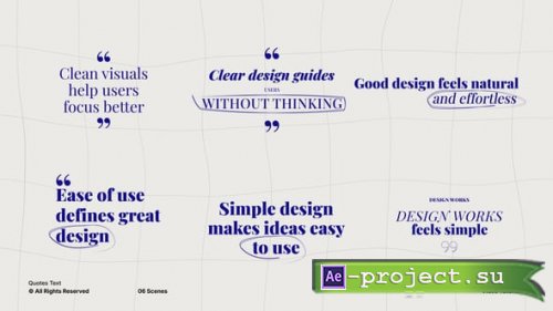 Videohive - Quotes Titles | After Effects - 61853280 - Project for After Effects