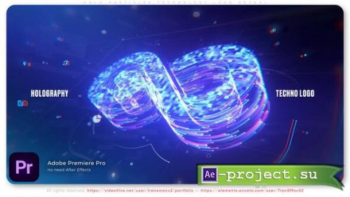 Videohive - Holo Lines Technology Logo Reveal - 61810702 - Premiere Pro Templates