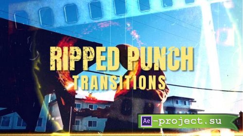 Videohive - Ripped Punch Transitions - 61828398 - Premiere Pro Templates