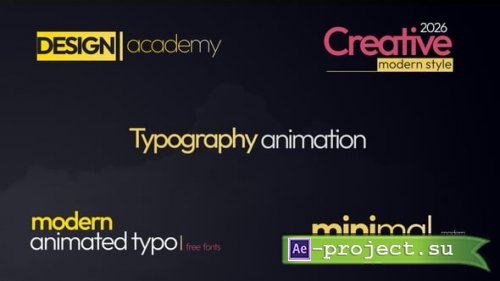 Videohive - Animated Titles - 61829013 - Project for After Effects